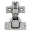 Hickory Hardware P5124-14 Hinge Concealed 1/2 Inch Overlay Face Frame Self-Close Polished Nickel Finish