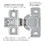 Hickory Hardware P5124-14 Hinge Concealed 1/2 Inch Overlay Face Frame Self-Close Polished Nickel Finish