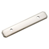 Hickory Hardware P513-SN Manor House Collection Backplate 3 Inch Center to Center Satin Nickel Finish
