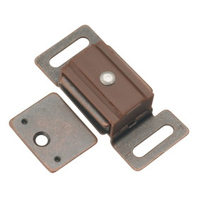 Hickory Hardware P649-STB Catches Collection Magnetic Catch 2 Inch Center to Center Statuary Bronze Finish
