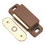 Hickory Hardware P650-STB Catches Collection Magnetic Catch 1-7/16 Inch Center to Center Statuary Bronze Finish