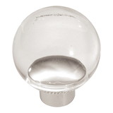 Hickory Hardware P705-LU Crystal Palace Collection Knob 1-1/4 Inch Diameter Lucite Finish