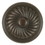 Hickory Hardware P7343-VB French Country Collection Knob 1-1/4 Inch Diameter Vintage Bronze Finish