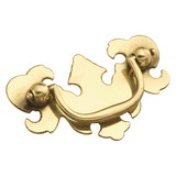 Hickory Hardware P8258-LP Manor House Collection Backplate Pull 2 Inch Center to Center Lancaster Hand Polished Finish