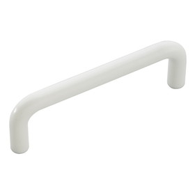 Hickory Hardware P864-W Wire Pulls Collection Pull 3-3/4 Inch (96mm) Center to Center White Finish