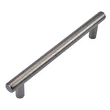 Hickory Hardware Metropolis Collection Pull 5-1/16 Inch (128mm) Center to Center Black Nickel Vibed Finish