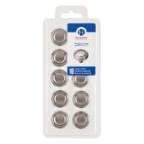 Hickory Hardware Bel Aire Collection Knob 1-1/8 Inch Diameter Satin Nickel Finish Project Pack (10 Pack)