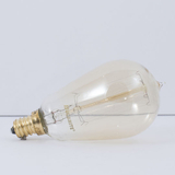 Bulbrite Incandescent St15 Candelabra Screw (E12) 25W Dimmable Nostalgic Light Bulb 2200K/Amber 4Pk (132510)