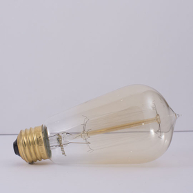 Bulbrite Incandescent St18 Medium Screw (E26) 40W Dimmable Nostalgic Light Bulb 2200K/Amber 4Pk (134019)