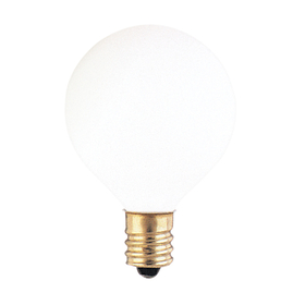 Bulbrite 861237 Incandescent G12 Candelabra Screw (E12) 10W Dimmable Light Bulb 2700K/Warm White 50Pk