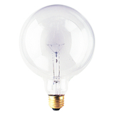 Bulbrite 861011 Incandescent G40 Medium Screw (E26) 25W Dimmable Light Bulb 2700K/Warm White 12Pk