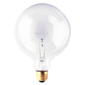 Bulbrite 861011 Incandescent G40 Medium Screw (E26) 25W Dimmable Light Bulb 2700K/Warm White 12Pk
