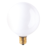 Bulbrite Incandescent G16.5 Candelabra Screw (E12) 15W Dimmable Light Bulb 2700K/Warm White 40Pk (391015)