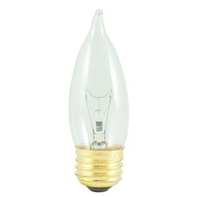 Bulbrite Incandescent Ca10 Medium Screw (E26) 40W Dimmable Light Bulb 2700K/Warm White 50Pk (408040)