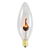 Bulbrite Incandescent B10 Candelabra Screw (E12) 3W Dimmable Light Bulb 2700K/Warm White 15Pk (410003)