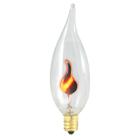 Bulbrite Incandescent Ca10 Candelabra Screw (E12) 3W Dimmable Light Bulb 2700K/Warm White 18Pk (410313)