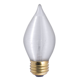 Bulbrite 861072 Incandescent C15 Medium Screw (E26) 25W Dimmable Light Bulb Satin 10Pk