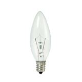 Bulbrite 861143 Krypton B8 Candelabra Screw (E12) 25W Dimmable Light Bulb 2700K/Warm White 20Pk