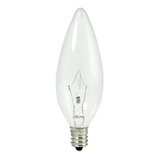 Bulbrite 861144 Krypton B10 Candelabra Screw (E12) 25W Dimmable Light Bulb 2700K/Warm White 20Pk