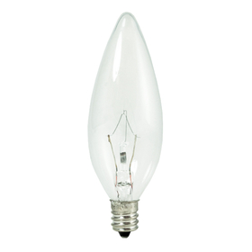 Bulbrite Krypton B10 Candelabra Screw (E12) 25W Dimmable Light Bulb 2700K/Warm White 20Pk (460025)