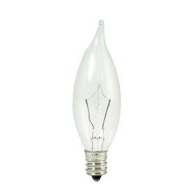 Bulbrite Krypton Ca8 Candelabra Screw (E12) 15W Dimmable Light Bulb 2700K/Warm White 20Pk (460315)