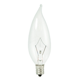 Bulbrite 861090 Krypton Ca10 Candelabra Screw (E12) 25W Dimmable Light Bulb 2700K/Warm White 20Pk