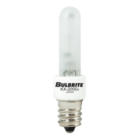 Bulbrite 860994 Krypton/Xenon T3 Candelabra Screw (E12) 40W Dimmable Light Bulb 2700K/Warm White 2Pk