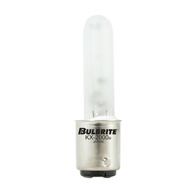 Bulbrite 861185 Krypton/Xenon T3 Double-Contact Bayonet (Ba15D) 40W Dimmable Light Bulb 2700K/Warm White 2Pk