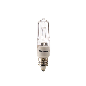 Bulbrite 860796 Halogen T4 Mini-Candelabra Screw (E11) 50W Dimmable Light Bulb 2900K/Soft White 5Pk