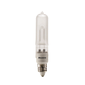Bulbrite 860805 Halogen T4 Mini-Candelabra Screw (E11) 250W Dimmable Light Bulb 2900K/Soft White 5Pk