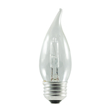 Bulbrite Halogen Ca10 Medium Screw (E26) 43W Dimmable Light Bulb 2900K/Soft White 60W Incandescent Equivalent 10Pk (616600)