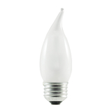 Bulbrite Halogen Ca10 Medium Screw (E26) 43W Dimmable Light Bulb 2900K/Soft White 60W Incandescent Equivalent 10Pk (616601)