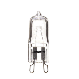 Bulbrite Halogen T4 Bi-Pin (G9) 20W Dimmable Light Bulb 2900K/Soft White 5Pk (654020)