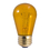 Bulbrite 861023 Incandescent S14 Medium Screw (E26) 11W Dimmable Light Bulb Transparent Amber 25Pk, Price/25 /pack