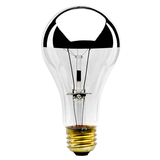 Bulbrite 861291 Incandescent A21 Medium Screw (E26) 100W Dimmable Light Bulb 2700K/Warm White Half Mirror 8Pk