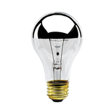 Bulbrite Incandescent A19 Medium Screw (E26) 60W Dimmable Light Bulb 2700K/Warm White Half Mirror 8Pk (712160)