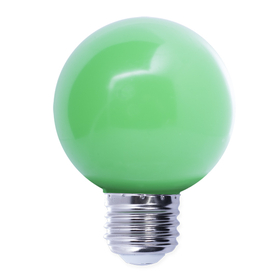 Bulbrite Led G14 Medium Screw (E26) 1W Non-Dimmable Light Bulb Green 15W Incandescent Equivalent 5Pk (770152)