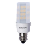 Bulbrite 861517 Led T4 Mini-Candelabra Screw (E11) 4.5W Dimmable Light Bulb Frost 3000K/Soft White 35W Incandescent Equivalent 2Pk