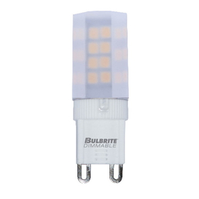 Bulbrite 861526 Led T4 Bi-Pin (G9) 4.5W Dimmable Light Bulb 2700K/Warm White 35W Incandescent Equivalent 2Pk