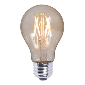 Bulbrite Led A19 Medium Screw (E26) 5W Dimmable Filament Light Bulb 2200K/Amber 40W Incandescent Equivalent 2Pk (776602)