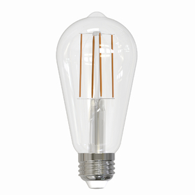 Bulbrite Led St18 Medium Screw (E26) 7W Dimmable Filament Light Bulb 3000K/Warm White 60W Incandescent Equivalent 2Pk (776669)