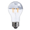 Bulbrite 861426 Led A19 Medium Screw (E26) 5W Dimmable Filament Half Mirror Light Bulb 2700K/Warm White 40W Incandescent Equivalent 2Pk, Price/2 /pack