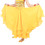 Muka Women's Belly Dance Skirt, Gypsy Tribal Chiffon Tiered Maxi Full Skirt for Dancing