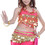Muka Women's Tribal Belly Dance Costume Halter Bra Top with Colorful Gold Sequin with Fringe