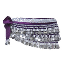 Muka Women's Belly Dance Tribal Hip Scarf, Skirt Wrap Belt with Multi-Row Fringe Coins Wholesale