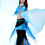 Muka Belly Dance Isis Wing with Sticks for Adult, Dancing Costume, Angel Wings for Carnival Performance