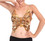 Muka Tribal Belly Dance Sequin Bra, Glitter Sparkle Halter, Sequined Top With Pad, Bandage Butterfly Bra for Rave Cabaret Party