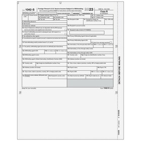 Super Forms 1042SB05 - Form 1042-S Foreign Person&#x27;s U.S. Source Income - Recipient Copy B