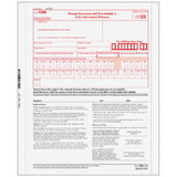 Super Forms 1096052 - Form 1096 Transmittal Summary 2-part (Carbonless)