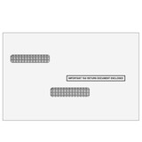 Super Forms 1970 - W-2/1099 Double Window Envelopes - Universal (Moisture Seal)